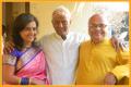 Smita Gavankar with Shahir Sable and Ashok Patki