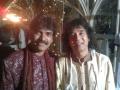 Ustad Ghulam Abbas Khan with Ustad Zakir Hussain