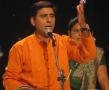 Prashant Kalundrekar performing on Saam TV