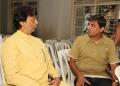 Prashant Kalundrekar with Ajit Kadkade before release of  'Anubandha'