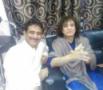 Zamin Ali Khan with Ustad Zakir Hussen.
