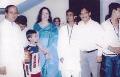 Zamin Ali Khan, the sitarist with Smt. Hema Malini, Bollywood star