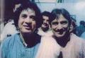 Zamin Ali Khan with tabla maestro Zakir Hussain
