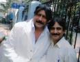 Zamin Ali Khan with Bollywood star Jackie Shroff