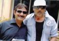 Zamin Ali Khan with film actor Jackie Shroff