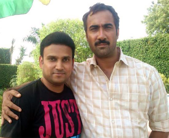 with Ranveer Shoray