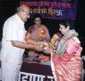 Pratibha Inamdar felicitated by Balgandharva Puraskar at Pune.