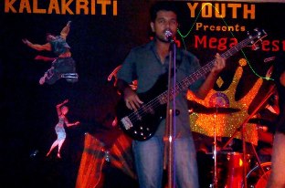 Ajinkya Jadhav on stage
