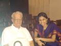Paulami with her Guru Late Dr. Pt. Chandrashekharji Rele