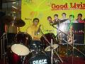Ankit playing drums