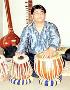 Ankit playing Tabla