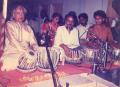 Mukundraj Deo with his Guru Late Pt. Brijraj Mishra and Tabla Samrat Pt. Kishan Maharaj