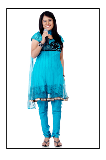 Amruta while performing