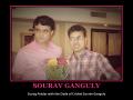 Suyog Potdar with renowned Cricketer Sourav Ganguly 