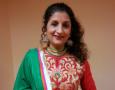 Suhasini backstage before the show