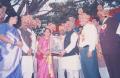 Dr. Bharati Vaishampayan receiving the Kolhapur Bhushan award from honourable Chief Minister of Maharashtra Shri Vilasrao Deshmukh