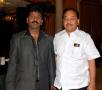 Hasyasamrat fame Sandeep Kambli with politician Narayan Rane on his wedding anniversary