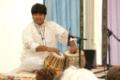 Sandip Ghosh performing in program