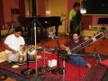 Sandip Ghosh at Paris radio station.