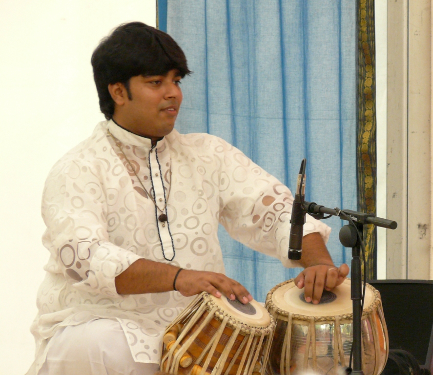 Sandip Ghosh - tabla player in one of his concerts