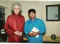 Sandip with Santoor maestro Pt. Shivkumar Sharma